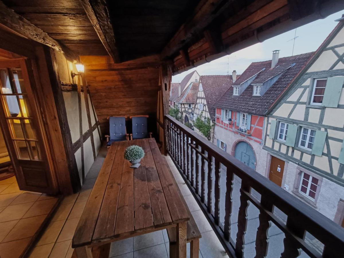 Un Balcon Sur Les Toits Apartment Beblenheim Exterior photo